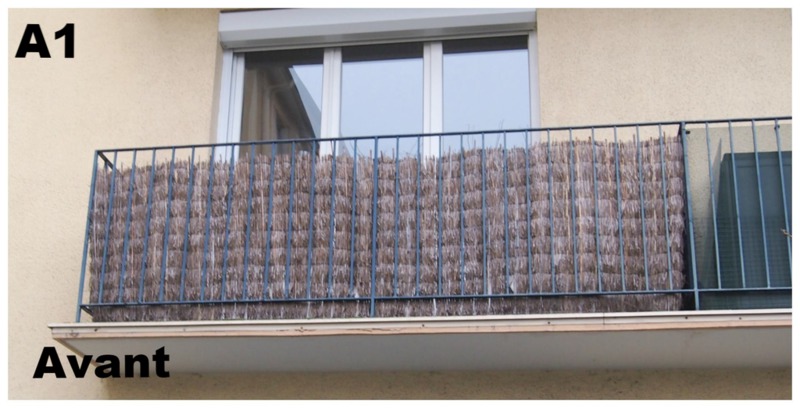 Cache Vue Balcon 50 x 750 cm Brise Vent Terrasse, Brise-Vue Balcon,  Couverture De Confidentialité Écran Protection solair, avec Œillets  Attaches de